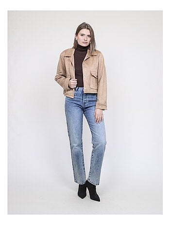Chaqueta de ante sintético UPERLA