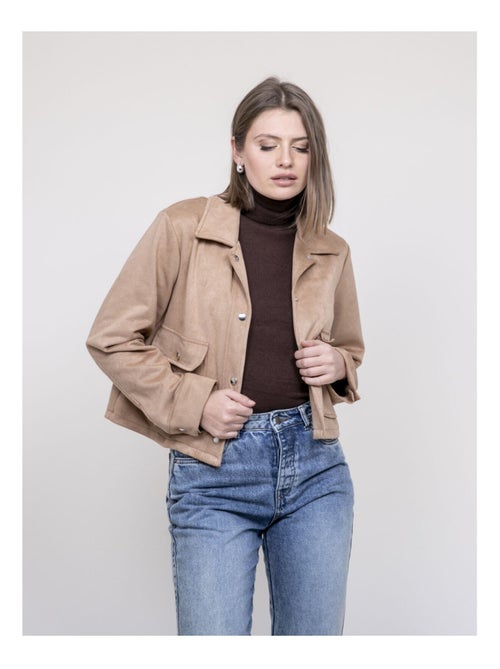 Chaqueta de ante sintético UPERLA - Kiabi