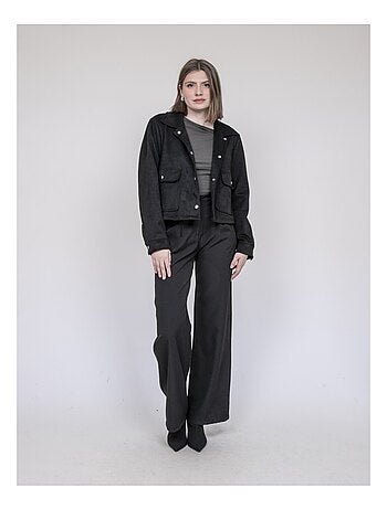 Chaqueta de ante sintético UPERLA