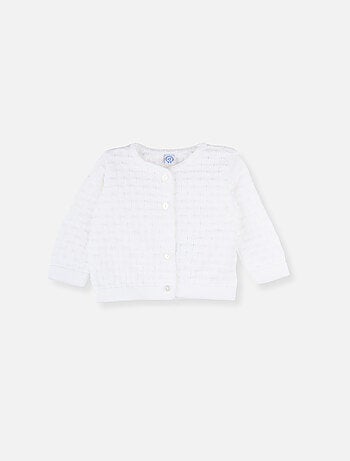 Chaqueta de bebé mayor de punto bubble