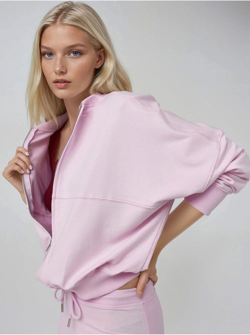 Chaqueta de bombardero con cremallera y corte relajado busem - Kiabi Chaqueta de bombardero con cremallera y corte relajado busem - Kiabi