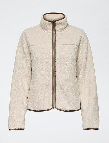 Chaqueta de borreguito 'JDY' con ribetes