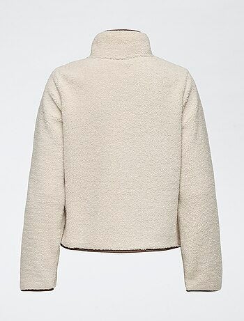 Chaqueta de borreguito 'JDY' con ribetes