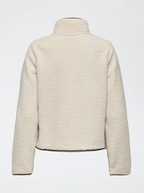 Chaqueta de borreguito 'JDY' con ribetes - Kiabi