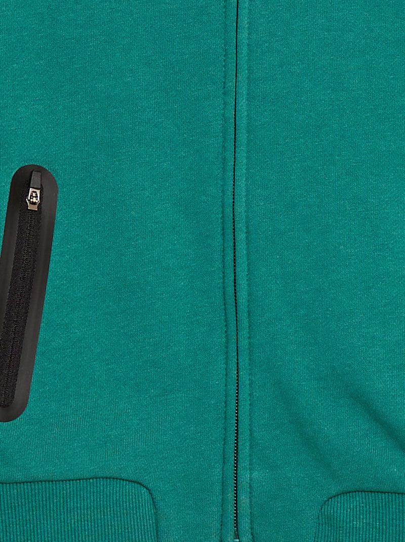 Chaqueta de chándal bicolor Verde - Kiabi
