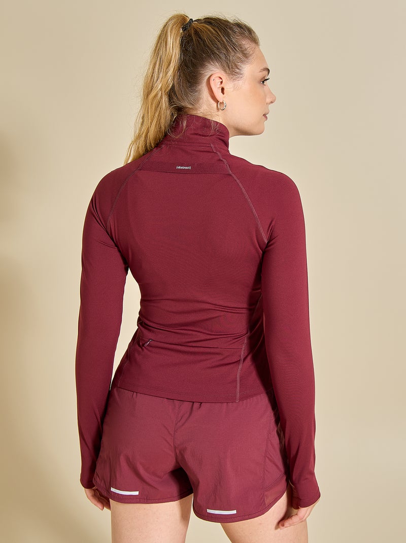 Chaqueta de chándal con cremallera - (ekstract) Rojo - Kiabi