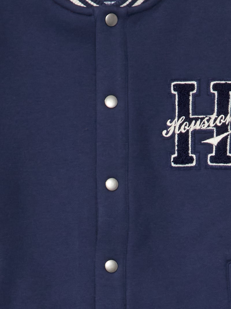 Chaqueta de chándal estilo campus Azul - Kiabi
