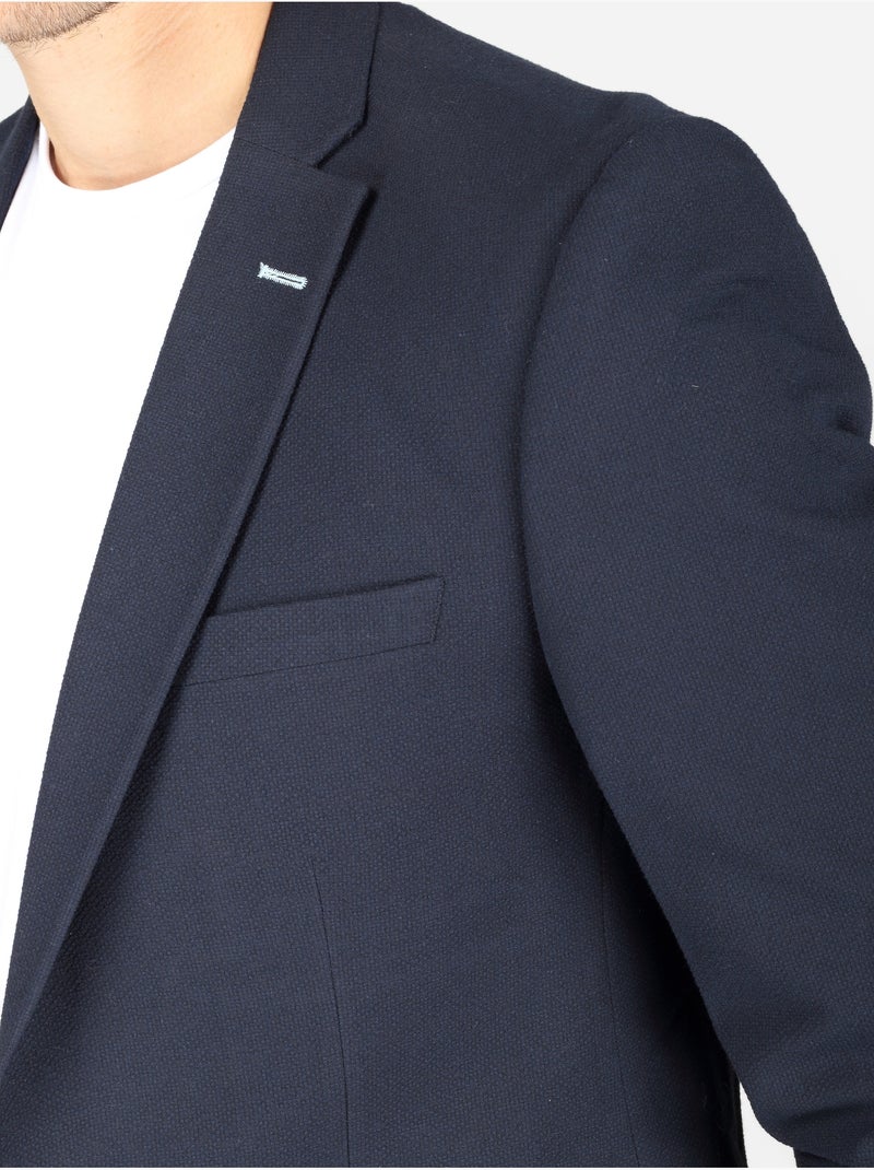 Chaqueta de corte entallado Azul oscuro - Kiabi
