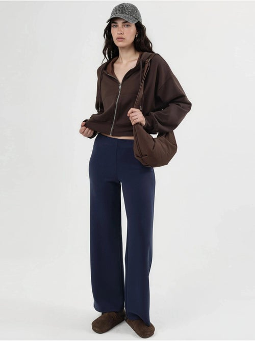 Chaqueta de corte relajado con capucha y cremallera busem - Kiabi Chaqueta de corte relajado con capucha y cremallera busem - Kiabi