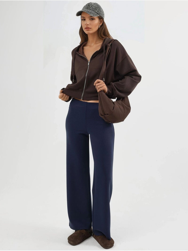 Chaqueta de corte relajado con capucha y cremallera busem Marrón oscuro - Kiabi