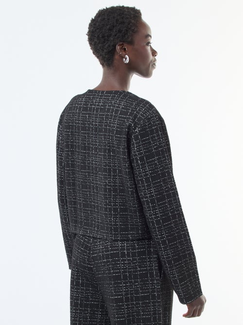 Chaqueta de cuadros 'JDY' con bolsillos de solapa - Kiabi