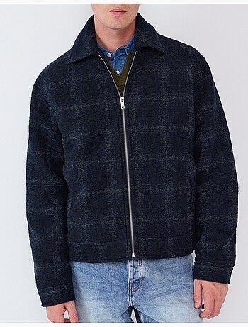 Chaqueta de cuadros, mo fashion