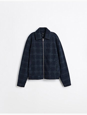 Chaqueta de cuadros, mo fashion