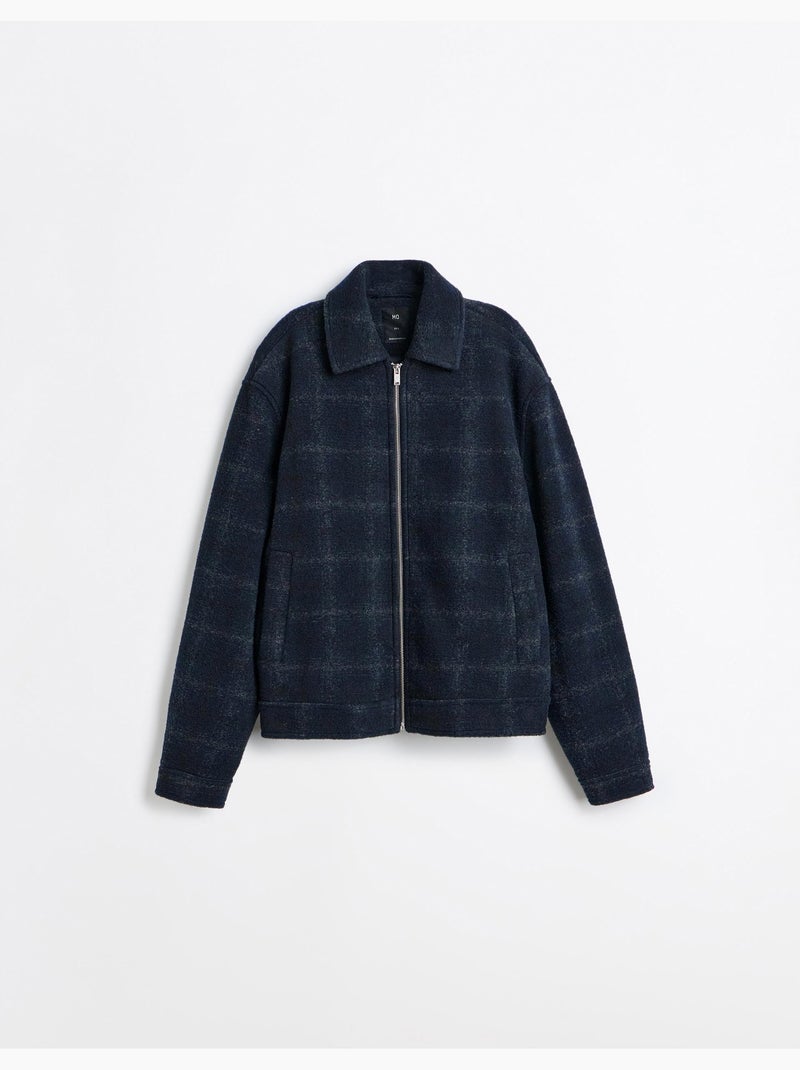 Chaqueta de cuadros, mo fashion Azul - Kiabi