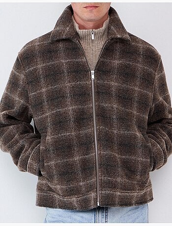 Chaqueta de cuadros, mo fashion