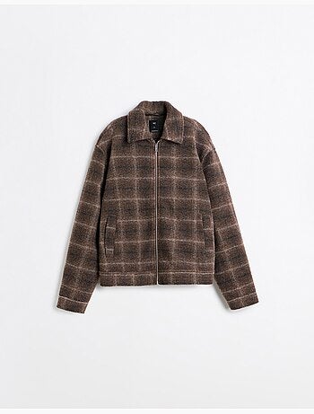 Chaqueta de cuadros, mo fashion