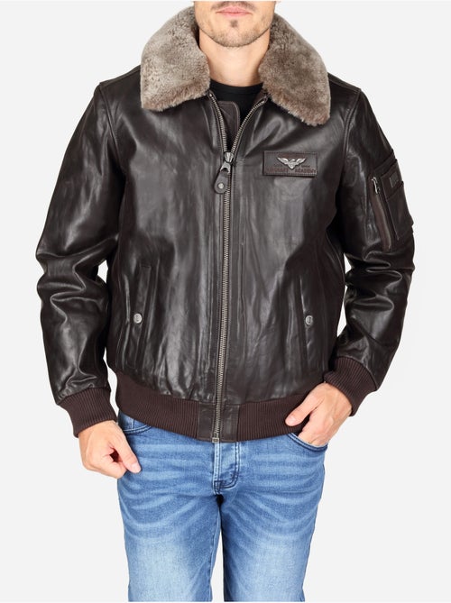 Chaqueta de cuero - redskins - Kiabi Chaqueta de cuero - redskins - Kiabi