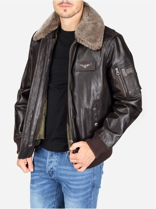 Chaqueta de cuero - redskins - Kiabi Chaqueta de cuero - redskins - Kiabi