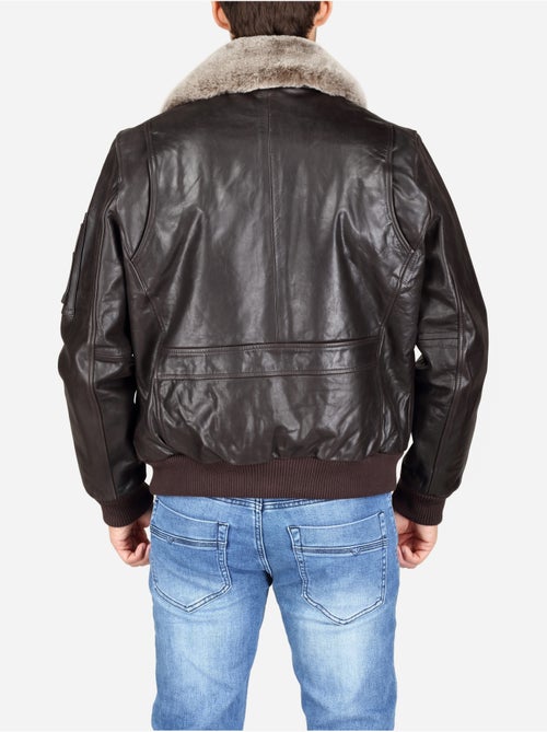 Chaqueta de cuero - redskins - Kiabi Chaqueta de cuero - redskins - Kiabi