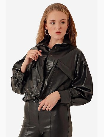 Chaqueta de cuero corta bdart