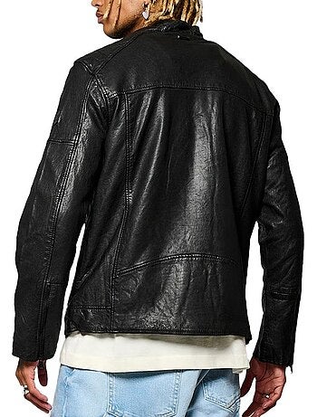 Chaqueta de Cuero para Hombre Kaporal