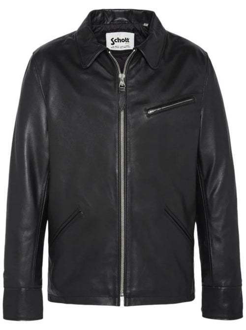 Chaqueta de Cuero para Hombre Schott - Kiabi