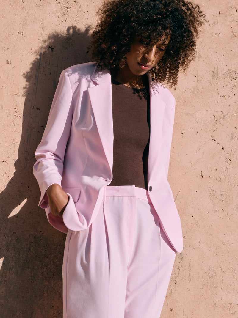 Chaqueta de de traje Rosa - Kiabi