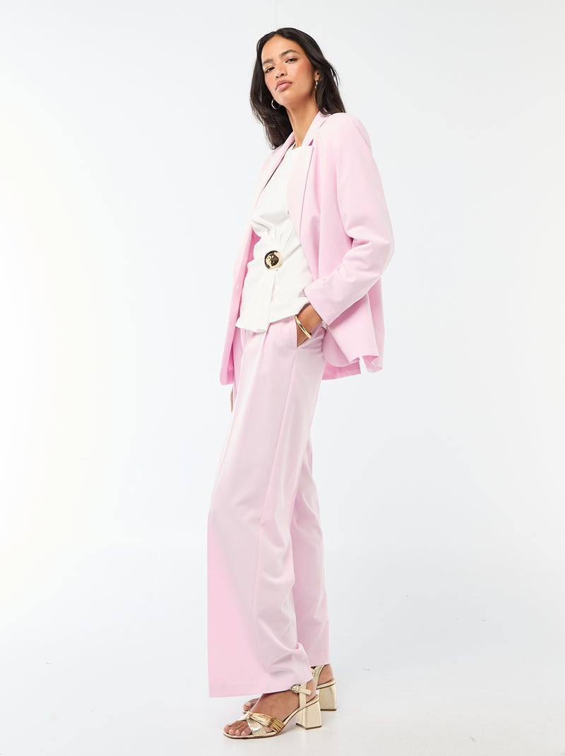 Chaqueta de de traje Rosa - Kiabi