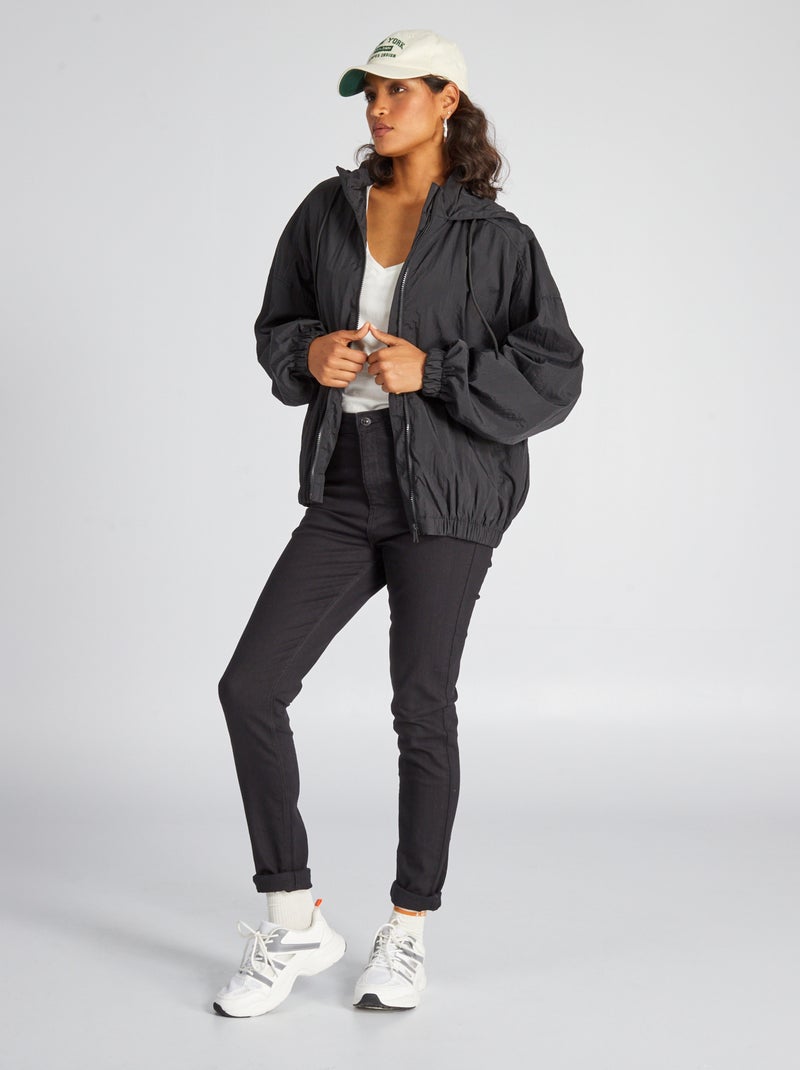 Chaqueta de deporte impermeable Negro - Kiabi