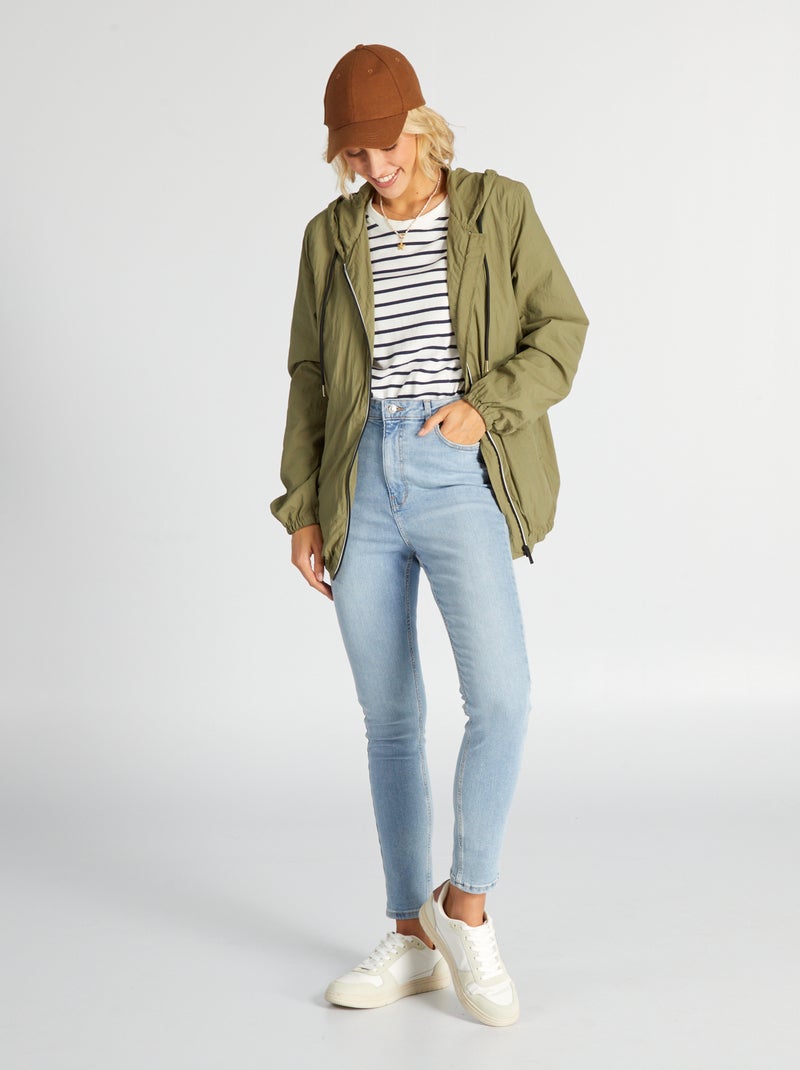 Chaqueta de deporte impermeable VERDE - Kiabi