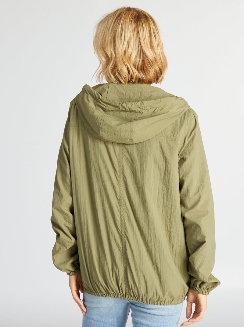 Chaqueta de deporte impermeable VERDE - Kiabi