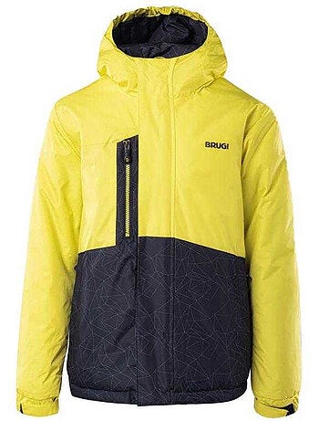 Chaqueta de esquí diseño colores sólidos para niños/niñas - brugi