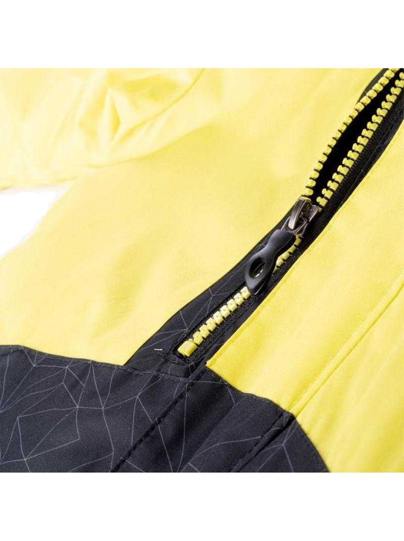 Chaqueta de esquí diseño colores sólidos para niños/niñas - brugi Amarillo pálido - Kiabi