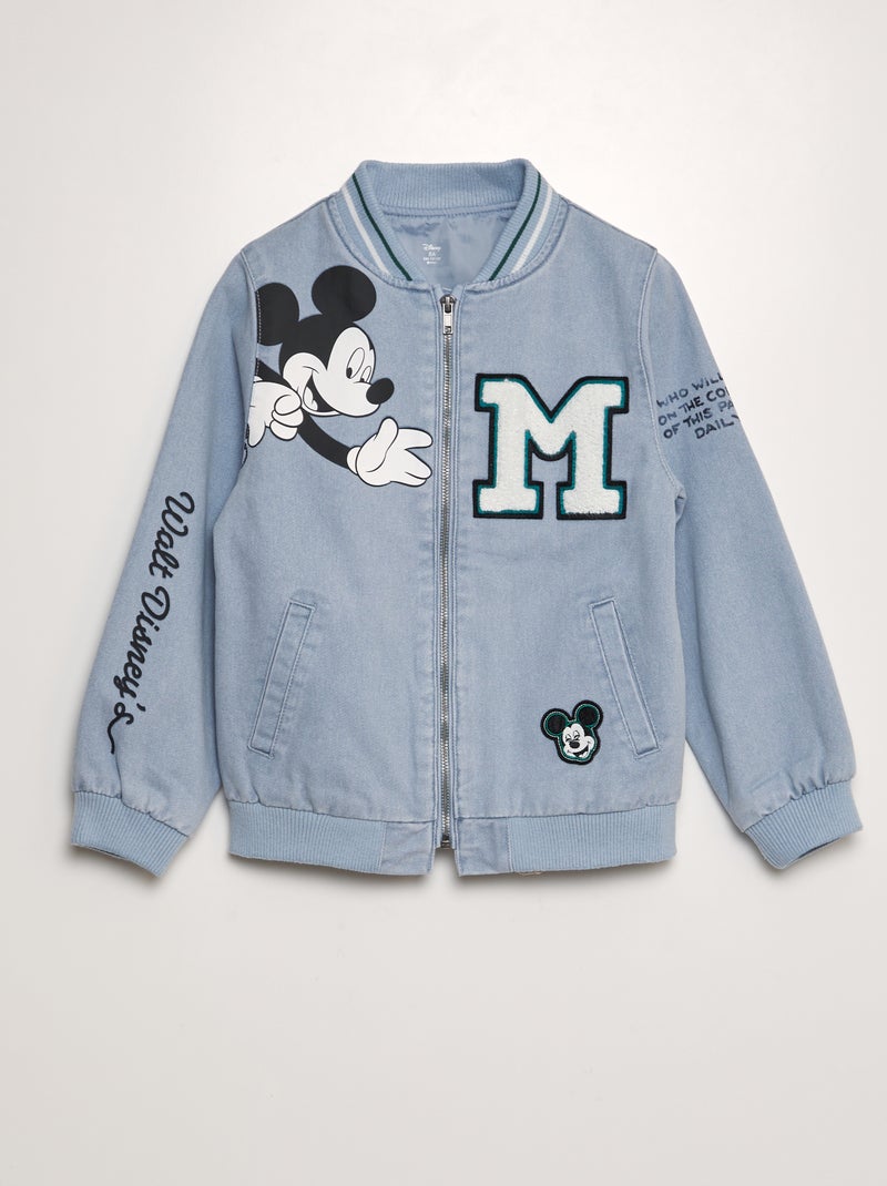 Chaqueta de estilo universidad americana 'Mickey' 'Disney' AZUL - Kiabi