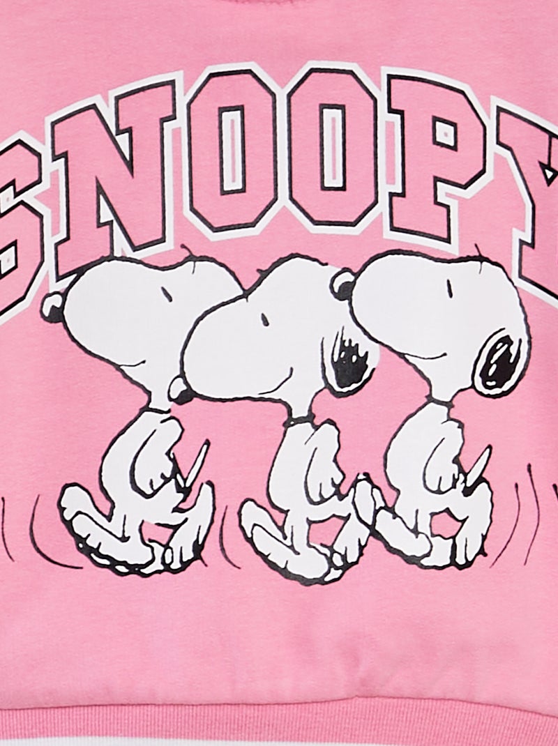 Chaqueta de estilo universidad americana 'Snoopy' ROSA - Kiabi