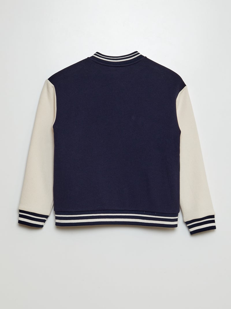 Chaqueta de estilo universitario AZUL - Kiabi