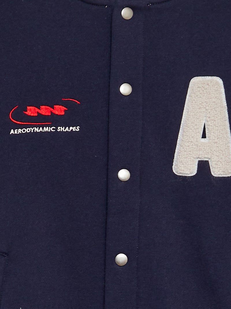 Chaqueta de estilo universitario AZUL - Kiabi