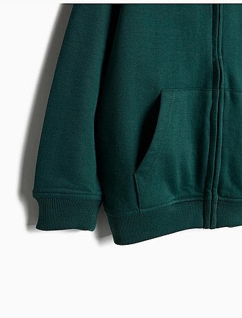Chaqueta de felpa con capucha, MO Fashion