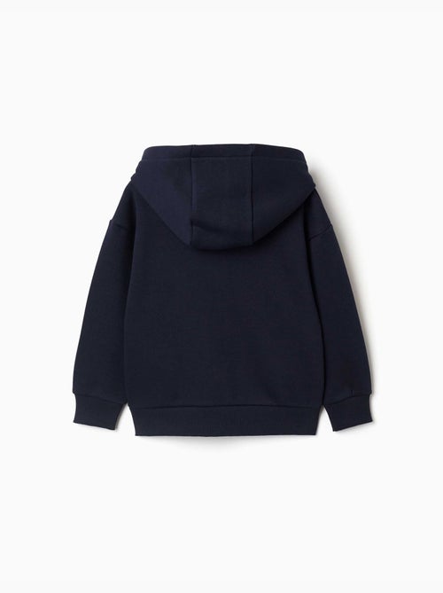 Chaqueta de felpa con capucha y forro perchado - Kiabi