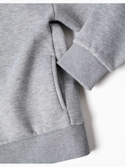 Chaqueta de felpa con capucha y forro perchado - Kiabi