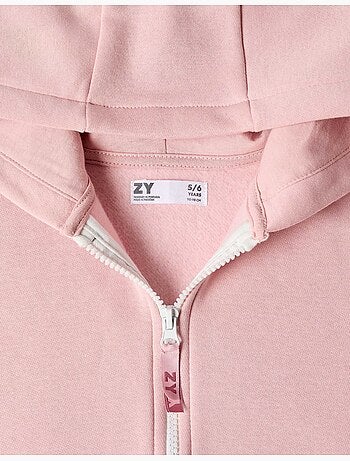 Chaqueta de felpa con capucha y forro perchado