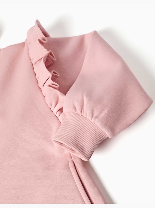 Chaqueta de felpa con capucha y forro perchado - Kiabi Chaqueta de felpa con capucha y forro perchado - Kiabi