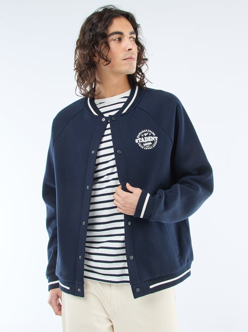 Chaqueta de felpa estilo americano - Kiabi