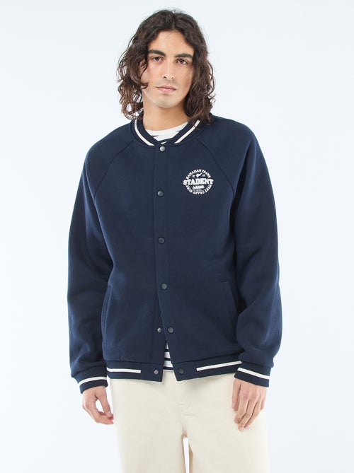 Chaqueta de felpa estilo americano - Kiabi