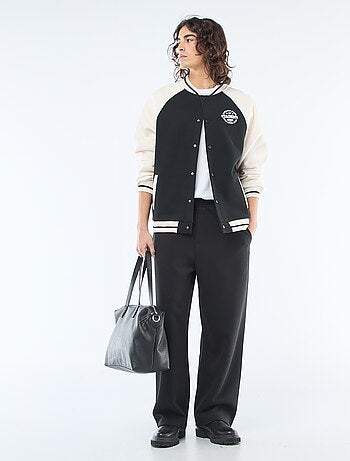 Chaqueta de felpa estilo americano