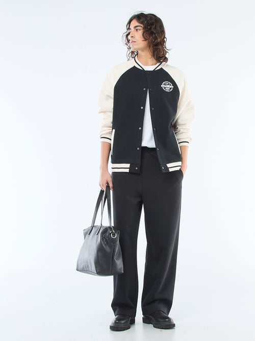 Chaqueta de felpa estilo americano - Kiabi