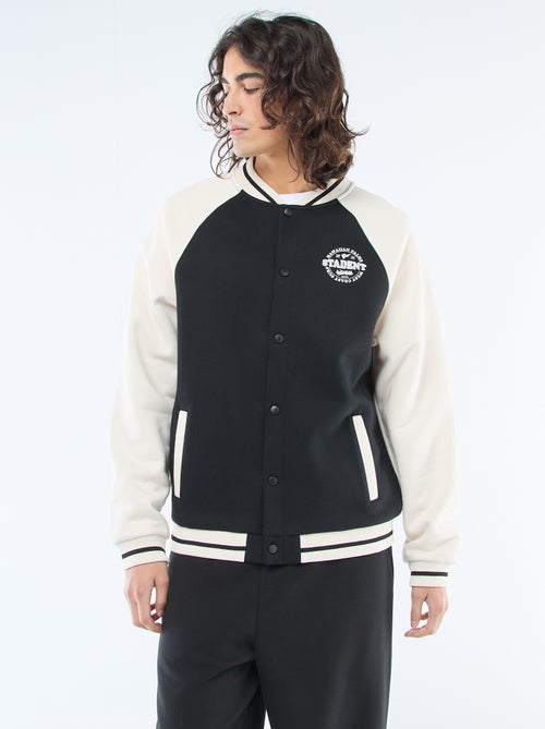 Chaqueta de felpa estilo americano - Kiabi