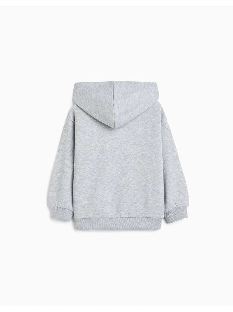 Chaqueta de felpa, mo fashion Gris - Kiabi
