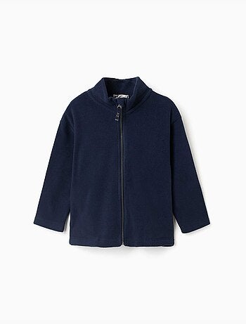 Chaqueta de felpa polar con cuello alto