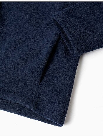 Chaqueta de felpa polar con cuello alto